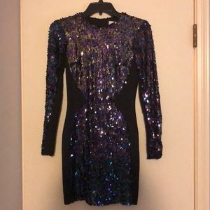 Dress the Population Iridescent Dress